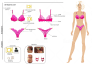 Fashion Design Flat Sketches For Lingerie Tech Pack By Fascin Fiverr